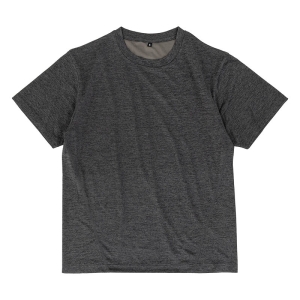 メンズ DRY メッシュTシャツ(クルーネック)杢チャコール S