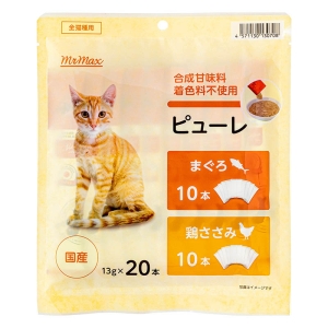 全猫種用まぐろ&鶏ささみピューレ 13g×20本