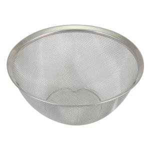 ステンレス製 ボウル型ザル 21cm 足付(LD-382)