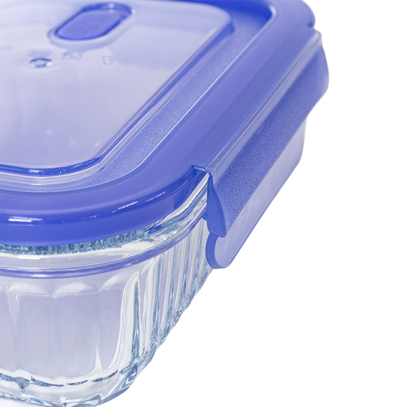 保存容器 耐熱ガラス バルブ付 長方形 980ml