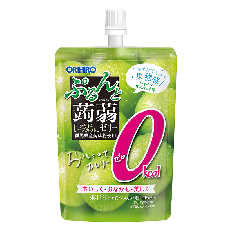 ぷるんと蒟蒻ゼリー スタンディング 130g カロリー０シャインマスカット
