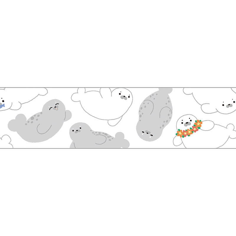 まみれマスキングテープ アザラシ