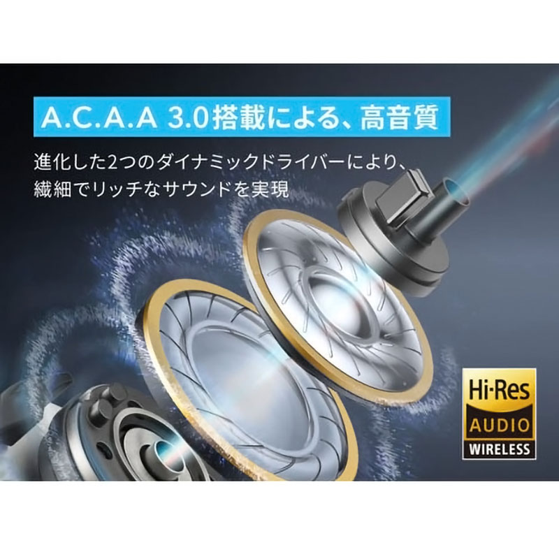 ●Soundcore Liberty 4 完全ワイヤレスイヤホン ノイズキャンセリング A3953N11 ミッドナイトブラック