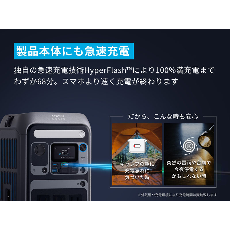 ポータブル電源 Solix C300 288Wh A1722511