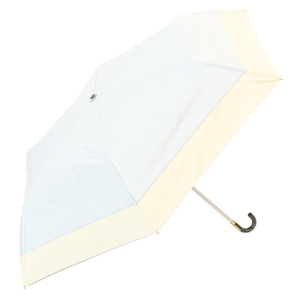 晴雨兼用バイカラー折傘 55cm サックス