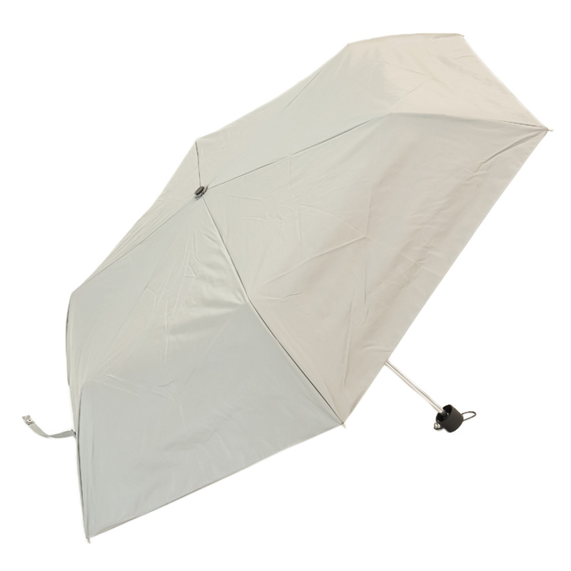 耐風オールウェザー折傘 55cm ライトグレー