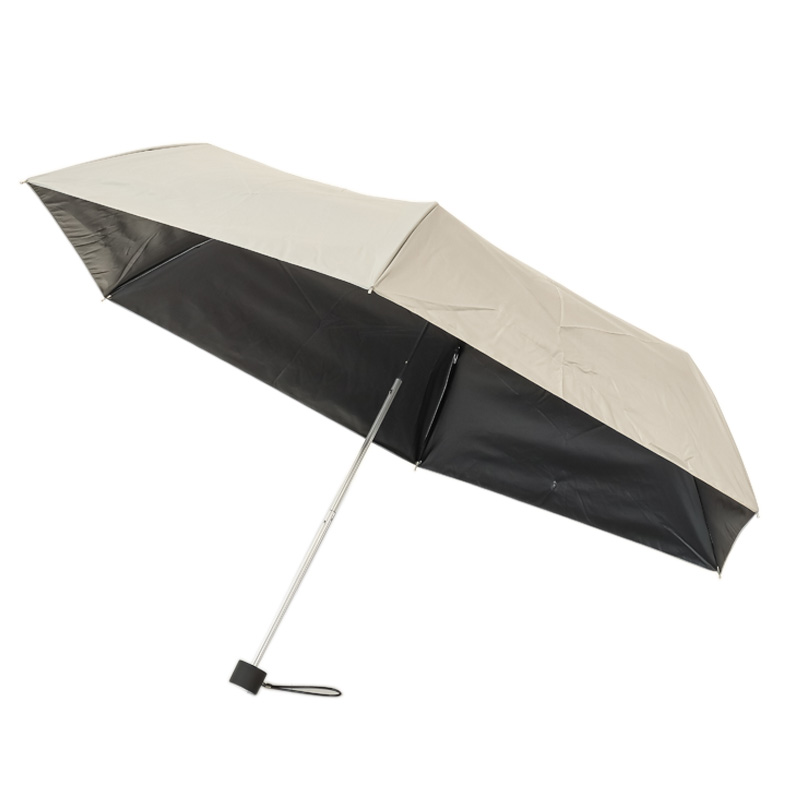 耐風オールウェザー折傘 55cm ライトグレー