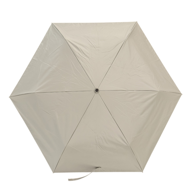 耐風オールウェザー折傘 55cm ライトグレー