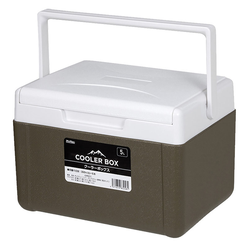 クーラーボックス 5L カーキ