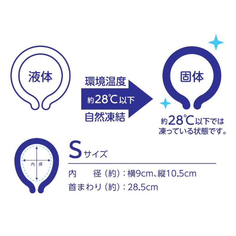 涼感ecoリング Ｓサイズ ライトブルー