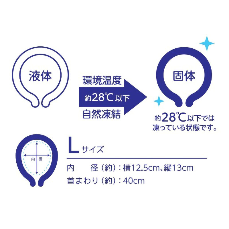 涼感ecoリング Ｌサイズ ホワイト
