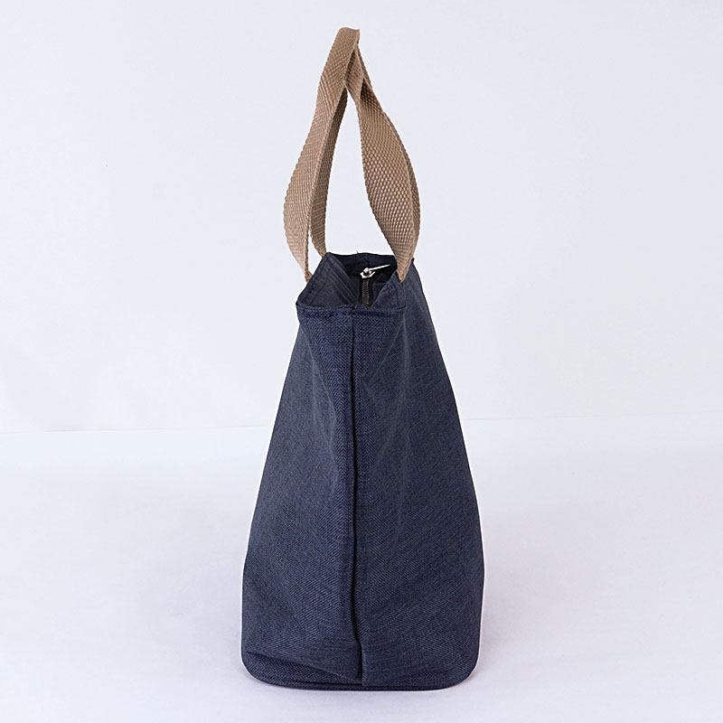 保冷ランチバッグ ネイビー 幅32×高24×マチ13cm