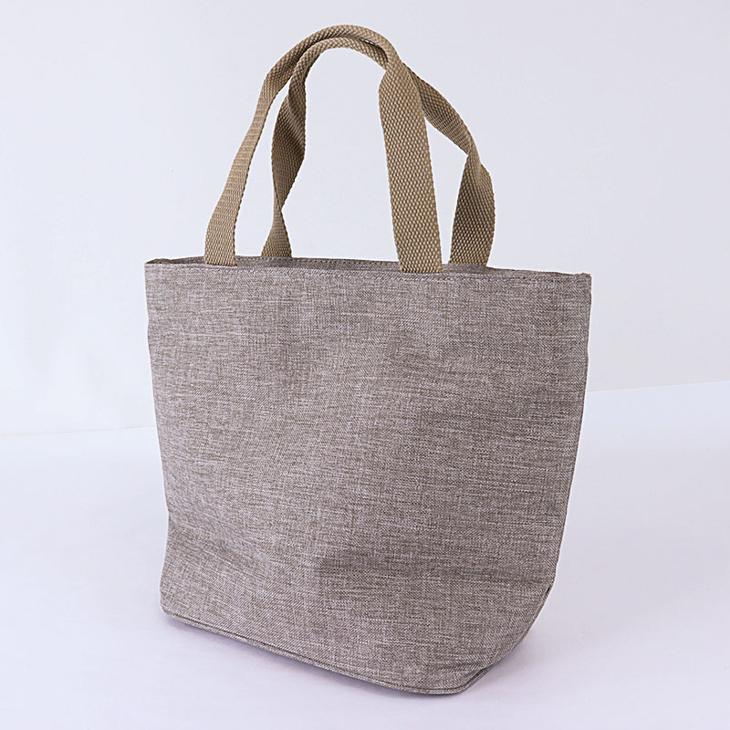 保冷ランチバッグ ライトグレー 幅32×高24×マチ13cm