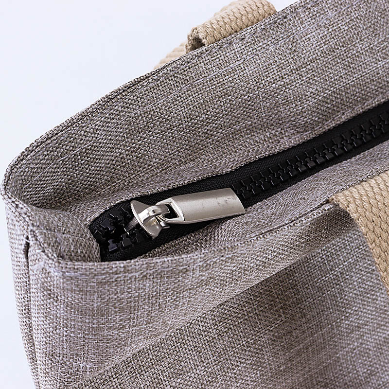 保冷ランチバッグ ライトグレー 幅32×高24×マチ13cm