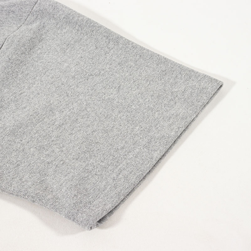 メンズ スウェットTシャツ 半袖 杢グレー