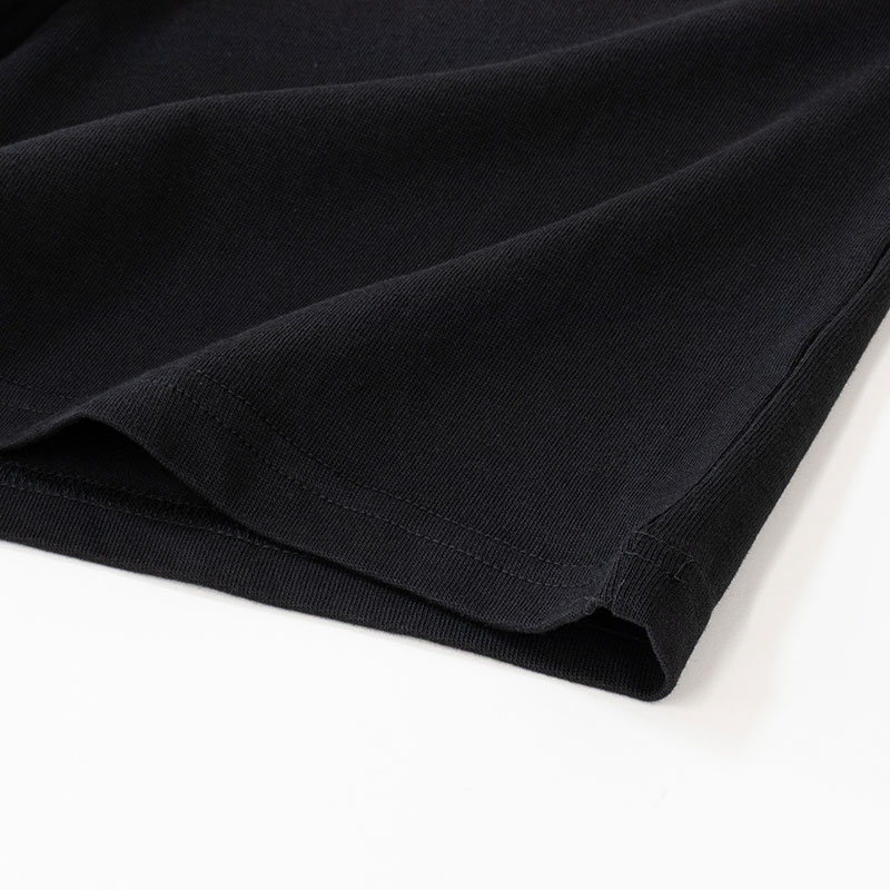 メンズ ヘビーウェイトTシャツ 長袖 ブラック