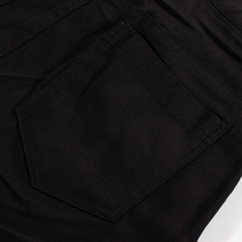 【お取り寄せ商品】レディース 冷感 クロップドパンツ ブラック