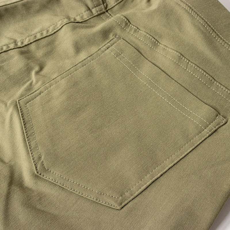 【お取り寄せ商品】レディース 冷感 クロップドパンツ カーキ