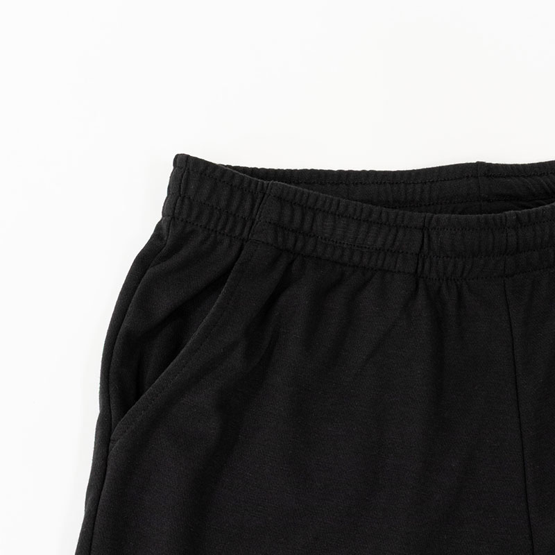 メンズ 裏メッシュ ルームパンツ ブラック