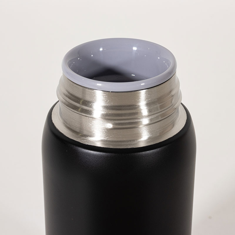 軽量ステンレスマグボトル スクリュータイプ 480ml 保温・保冷 ブラック