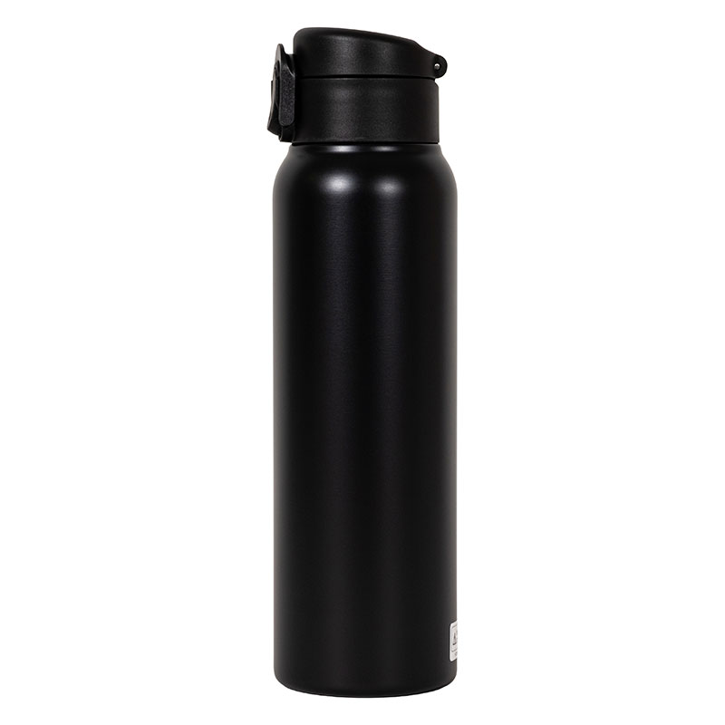 軽量ステンレスマグボトル ワンタッチタイプ 750ml 保温・保冷 ブラック