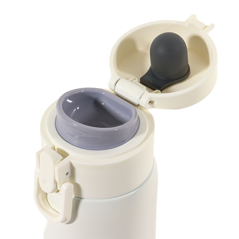 軽量ステンレスマグボトル ワンタッチタイプ 750ml 保温・保冷 ホワイト