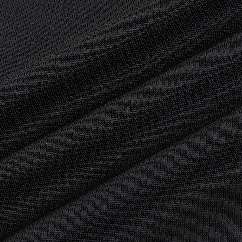 レディース DRYメッシュTシャツ V首 ブラック 3L