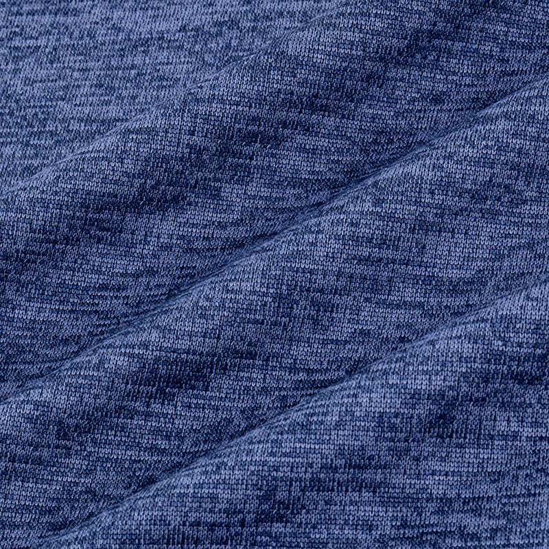レディース DRYメッシュTシャツ V首 杢ネイビー 3L