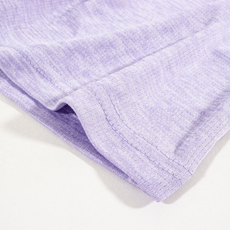 キッズ DRYメッシュTシャツ 杢ラベンダー 160cm