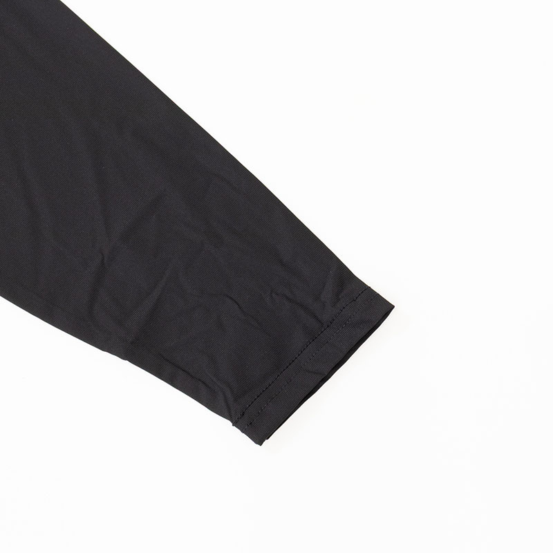 【お取り寄せ商品】メンズ 冷感Tシャツ 長袖 ブラック