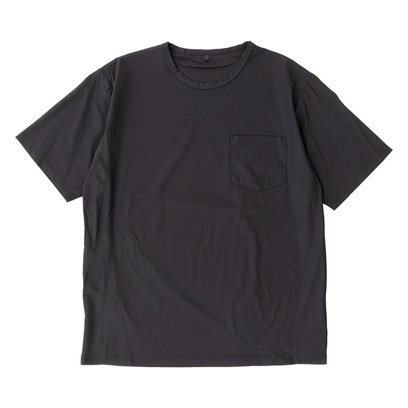 メンズ 冷感Tシャツ 半袖 ブラック