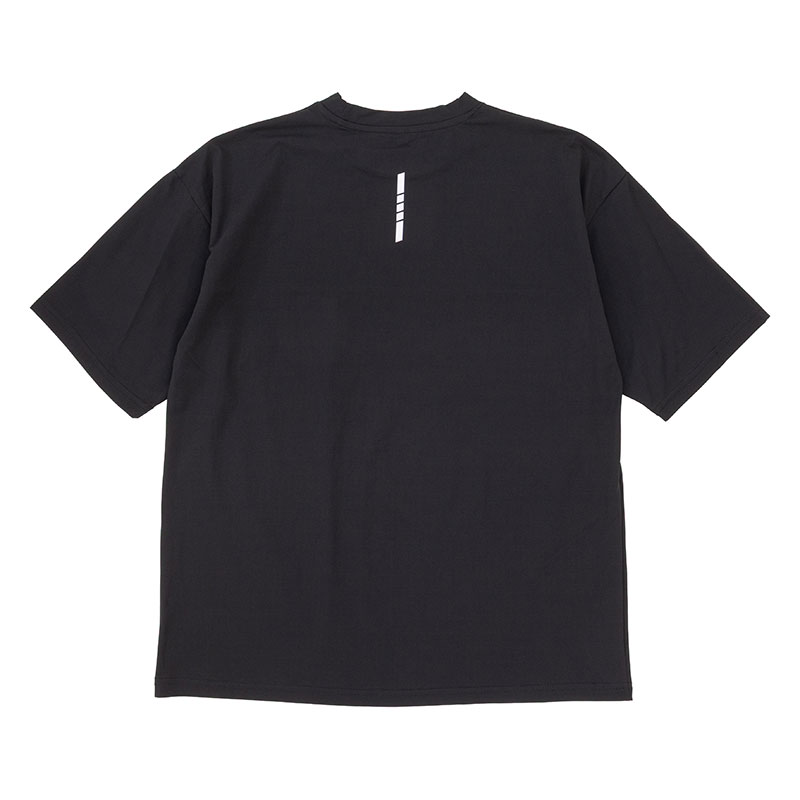 メンズ 通気速乾 Tシャツ 半袖 ブラック