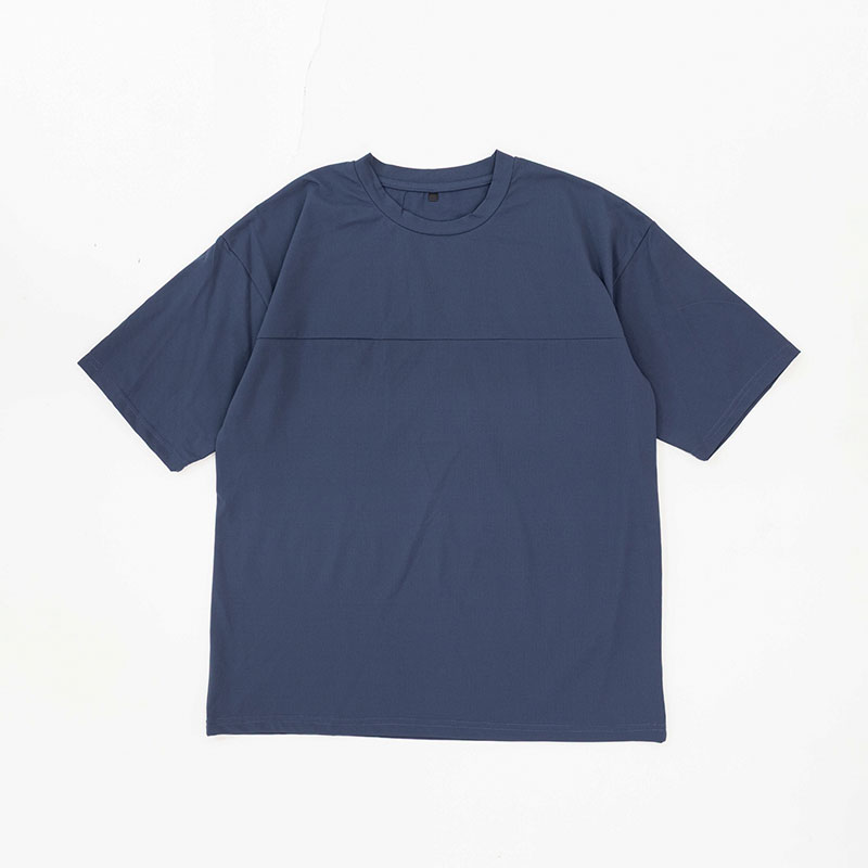 メンズ 通気速乾 Tシャツ 半袖 ネイビー