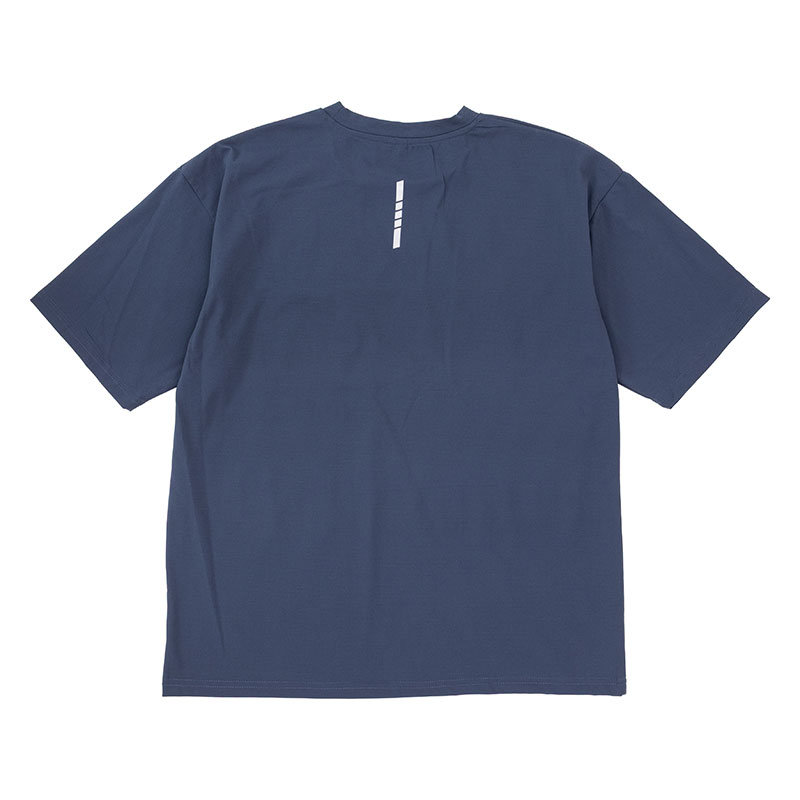 メンズ 通気速乾 Tシャツ 半袖 ネイビー