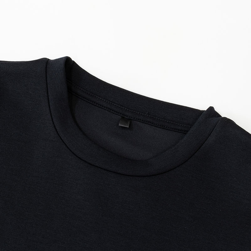 【お取り寄せ商品】メンズ 冷感 DRY 長袖 Tシャツ ブラック
