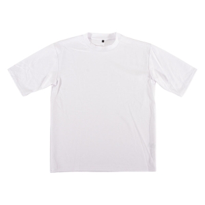【お取り寄せ商品】メンズ 冷感 DRY 半袖 Tシャツ ホワイト M