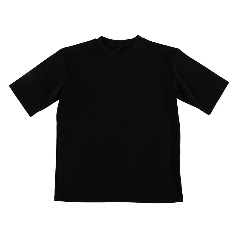 【お取り寄せ商品】メンズ 冷感 DRY 半袖 Tシャツ ブラック