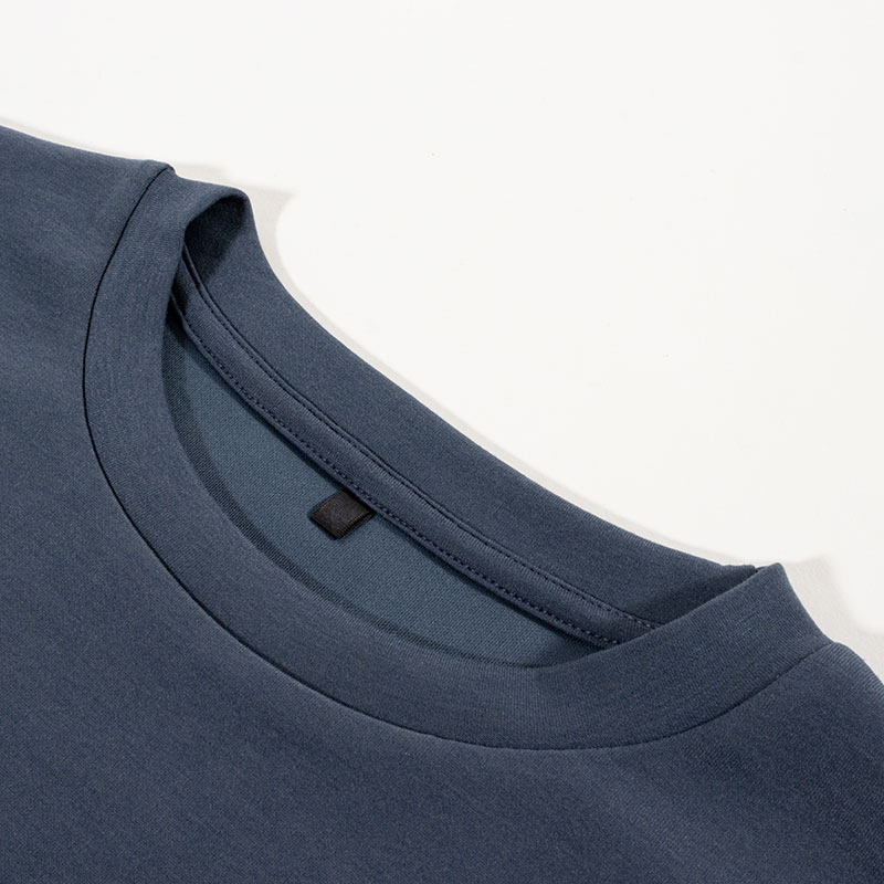 【お取り寄せ商品】メンズ 冷感 DRY 半袖 Tシャツ ネイビー