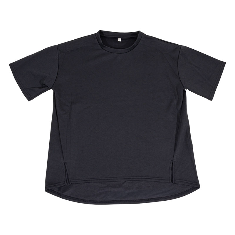【お取り寄せ商品】レディース 冷感 DRY 半袖 Tシャツ チャコール