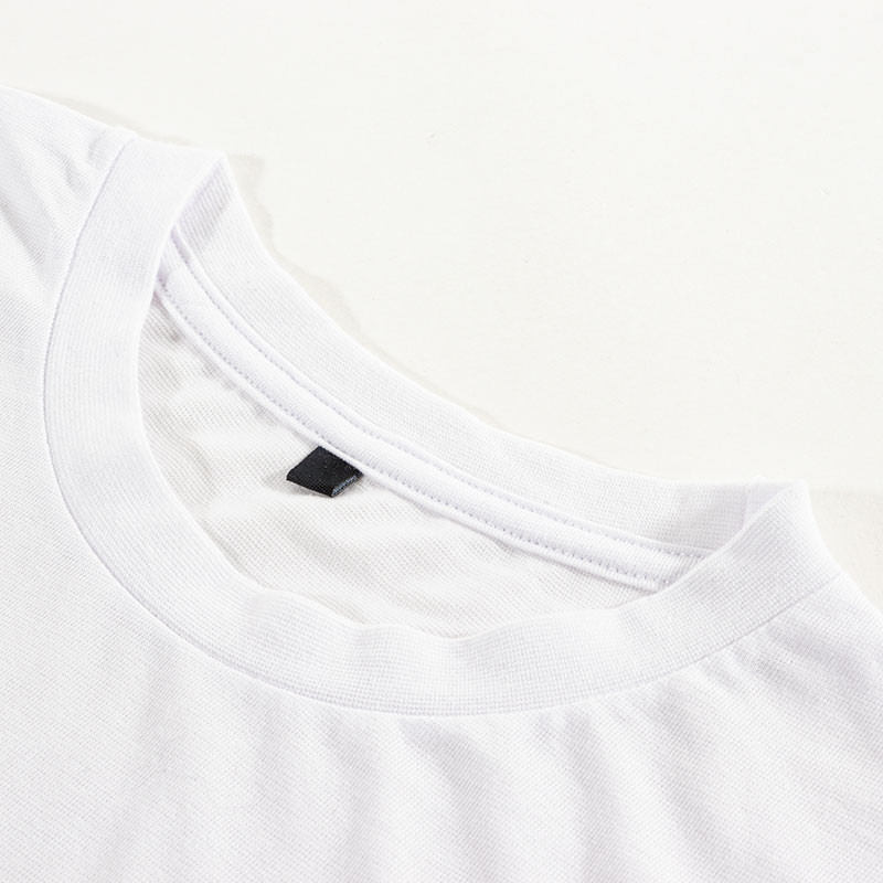 メンズ DRY カラーTシャツ 丸首 ホワイト
