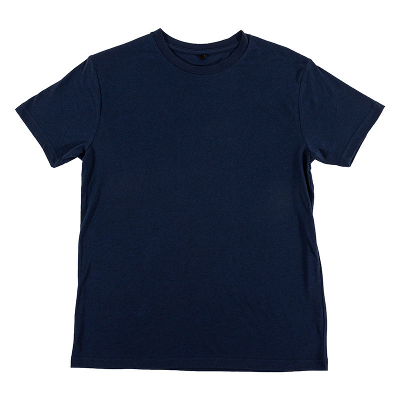 メンズ DRY カラーTシャツ 丸首 ネイビー