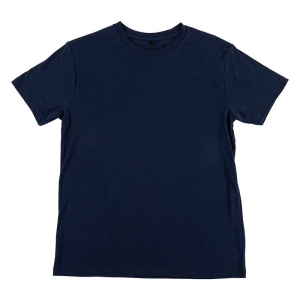 メンズ DRY カラーTシャツ 丸首 ネイビー