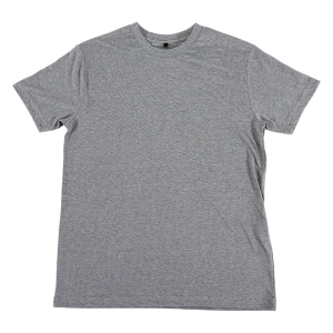 メンズ DRY カラーTシャツ 丸首杢チャコール