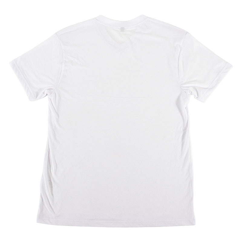 メンズ DRY カラーTシャツ V首 ホワイト