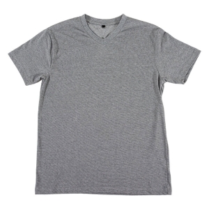 メンズ DRY カラーTシャツ V首 杢チャコール