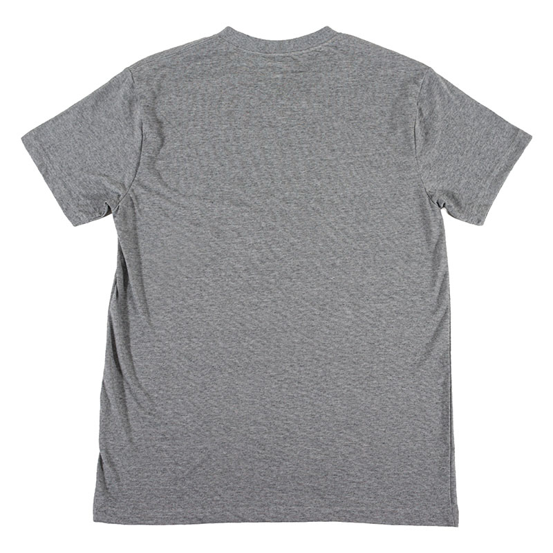 メンズ DRY カラーTシャツ V首 杢チャコール