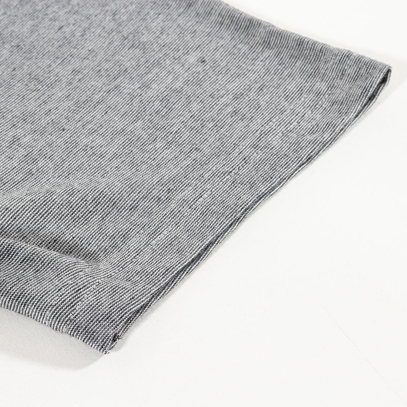 メンズ DRY カラーTシャツ V首 杢チャコール
