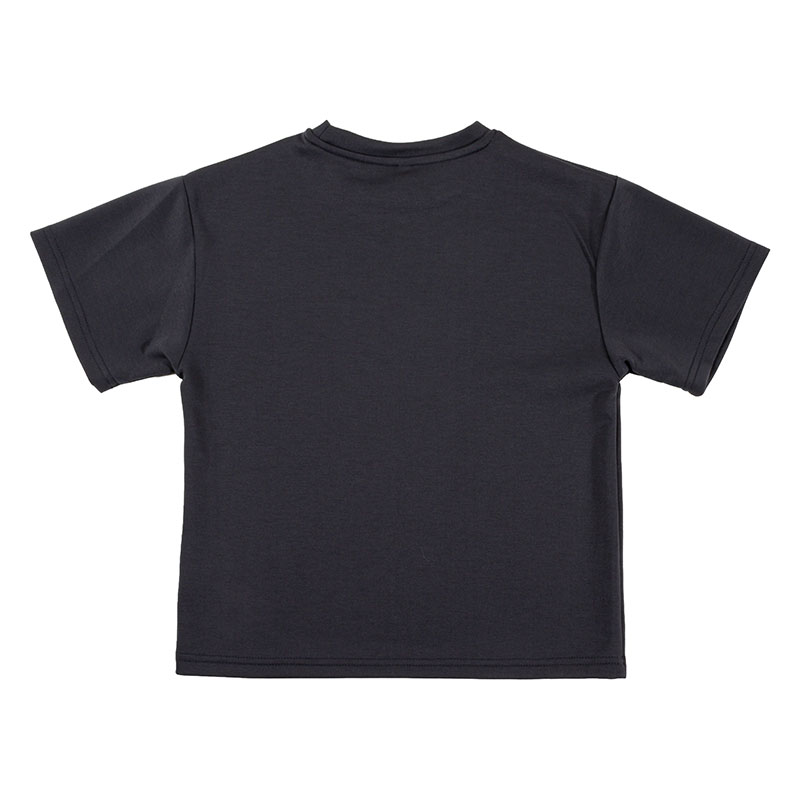 【お取り寄せ商品】キッズ 冷感 DRY 半袖 オーバーTシャツ チャコール