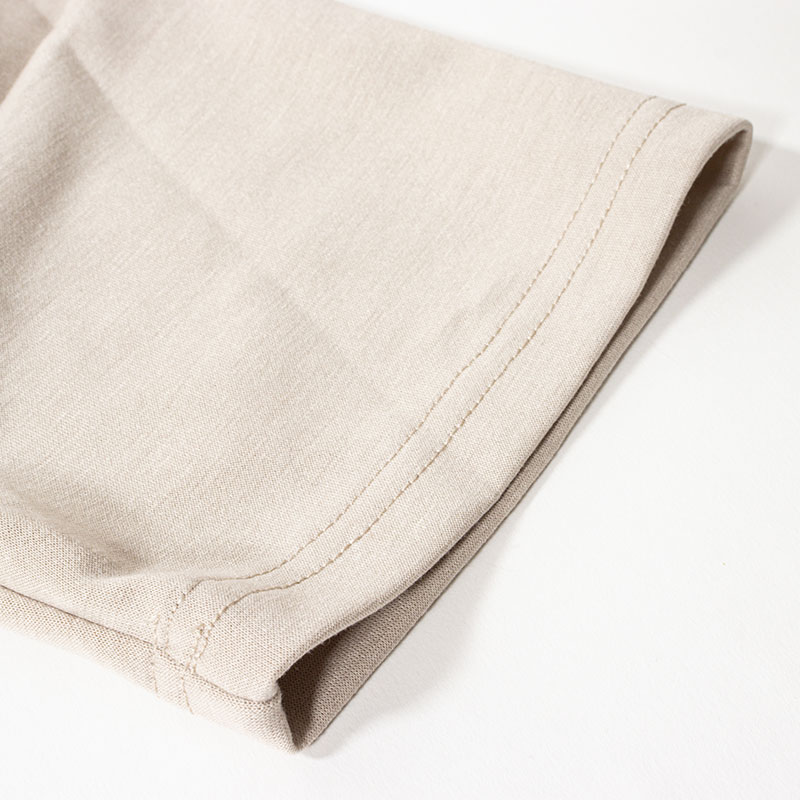 【お取り寄せ商品】キッズ 冷感 DRY 半袖 オーバーTシャツ ベージュ