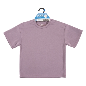 【お取り寄せ商品】キッズ 冷感 DRY 半袖 オーバーTシャツ ピンク
